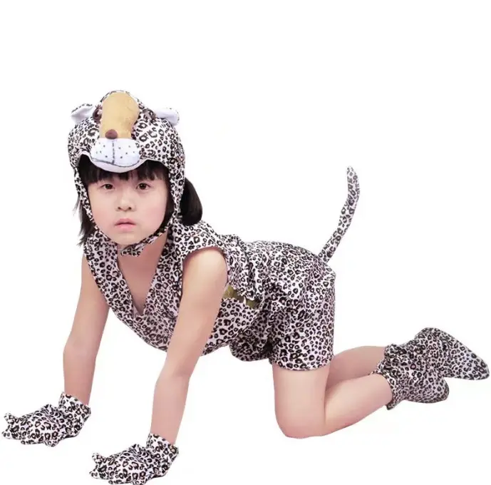 Spettacolo di prestazioni per bambini abbigliamento in cotta giraffa pollo tigre scimmia abbigliamento topo abbigliamento genitore-figlio costumi animali