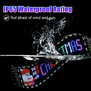 Programmier bare App-Steuerung Flexible LED-Schilder Anpassen der LED-Schilder anzeige Smart LED-Bildschirm Auto-Panel LED-Matrix-Panel für Auto - Product Image 4
