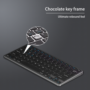 2,4G inalámbrico recargable Mini teclado delgado y combinación de mouse BT Keyboard Suite en stock - Product Image 6
