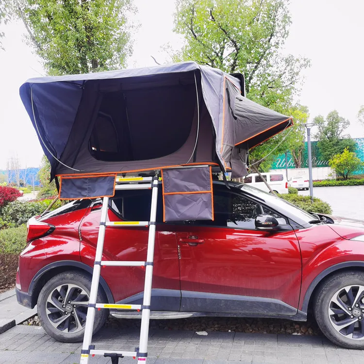 2024 באיכות גבוהה 4x4 חיצוני אוטומטי רכב קמפינג קשיח מעטפת גג אוהל עליון 4 אנשים