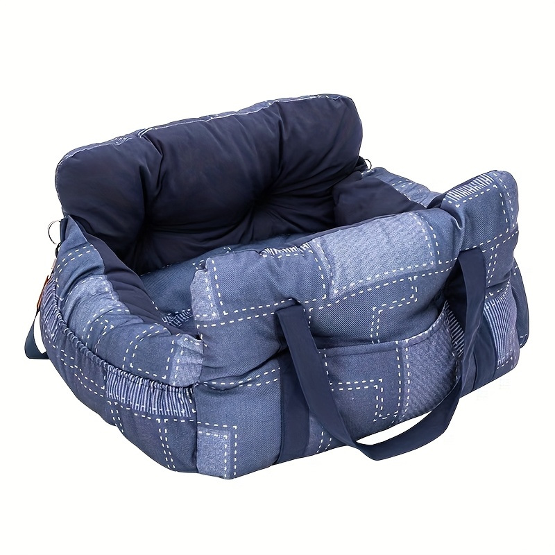 Bleu marine + carreaux