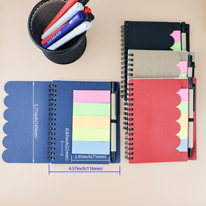 GemFully notas adhesivas forma personalizada pluma y Bloc de notas campus Bloc de notas reciclado