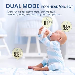 Smart Bluetooth Forehead Ear <strong>Thermometer</strong> Mobile App Sync and <strong>Memory</strong> <strong>Function</strong> for Family Health Tracking Electric Power Source - Product Image 3