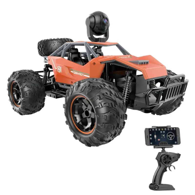 Commerce extérieur alliage fpv drone haute vitesse rc voiture intelligente prendre des photos 720p rc rock crawler 1:14 rc tout-terrain voiture jouets véhicules