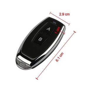 最小サイズ 433 mhz EV1527 学習コード 2 ボタンワイヤレスリモコン - Product Image 2