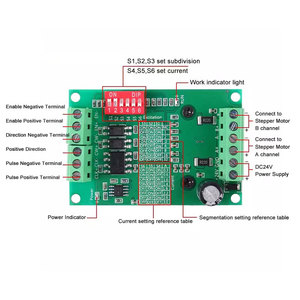 TB6560 3A Stepper Motor Driver Stepper Motor Stepper Driver Board Controller ad asse singolo - Product Image 5