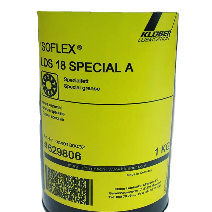 Preço do mercado internacional KLUBER ISOFLEX LDS18 ESPECIAL A-1KG óleo lubrificante para a máquina industrial SMT