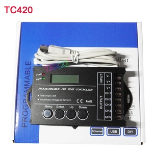 Zeit programmier barer RGB-LED-Controller TC420 TC421 DC12V/24V 5 Kanäle 20A Common Anode WiFi Programmier barer LED-Streifen dimmer - Product Image 3
