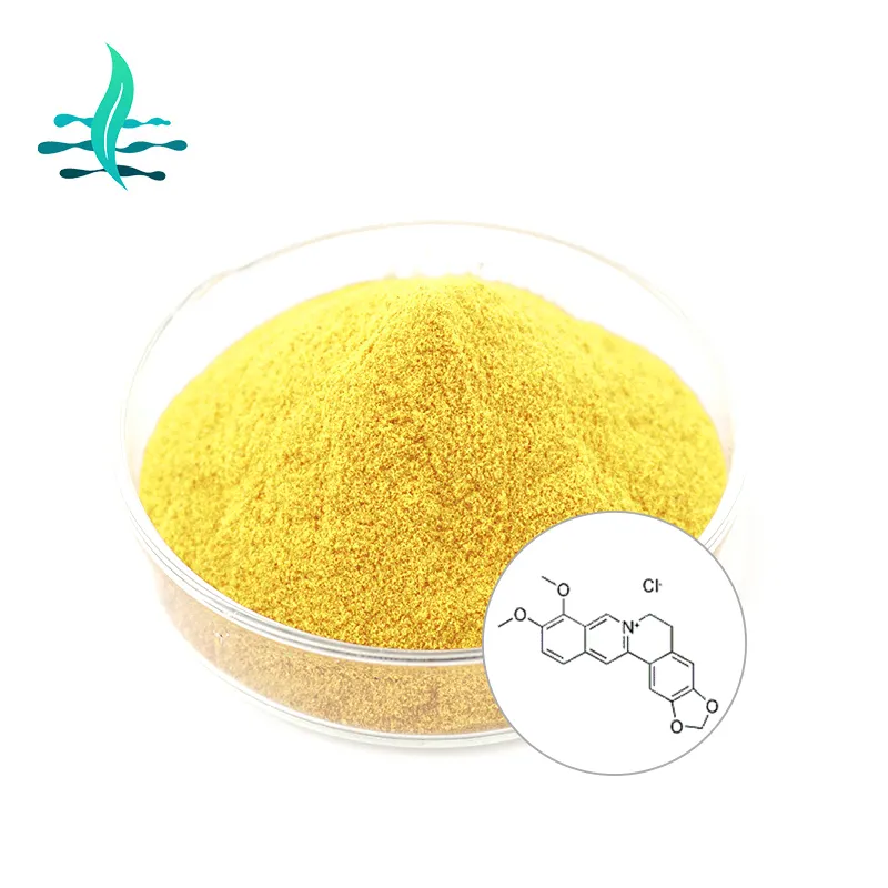 Venta caliente Berberine 98% Berberine Hydrochloride Powder