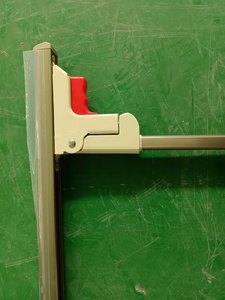 Y tế có thể gập lại hợp kim nhôm hộ Lan Tôn sóng thép không gỉ giường bên đường sắt cho giường bệnh viện - Product Image 3