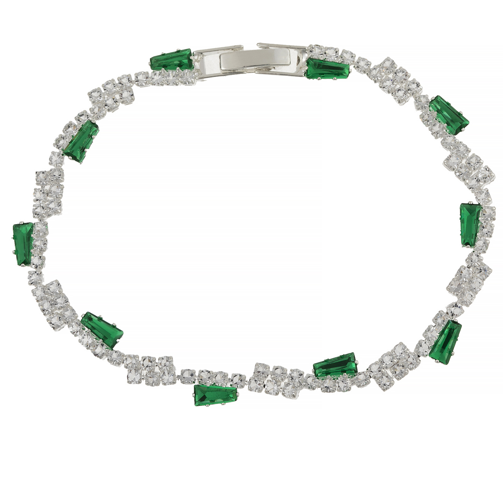 Diamant vert argenté