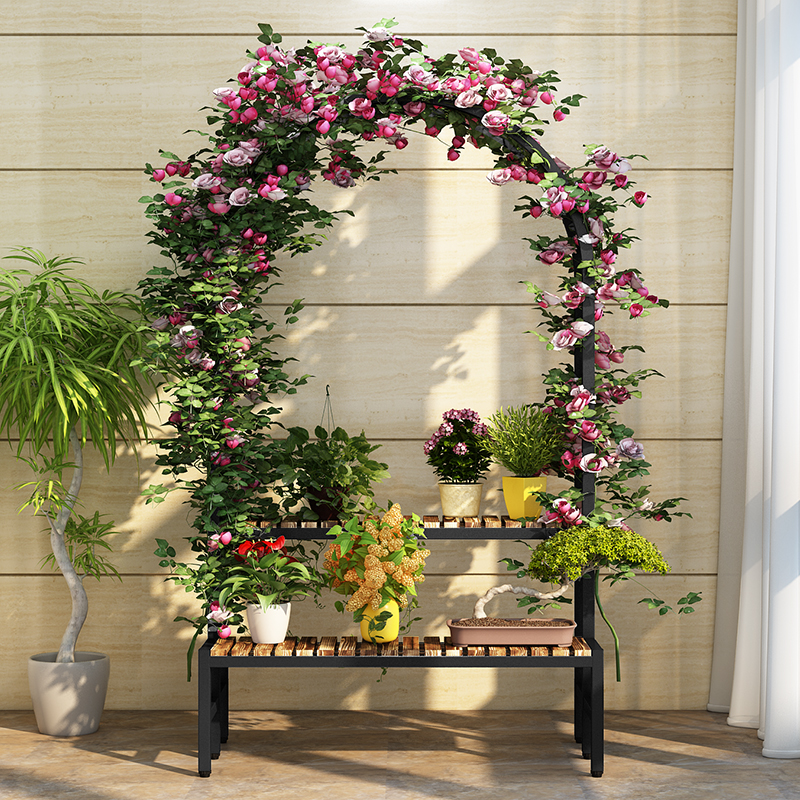 Deuxième étage cadre noir + bois antiseptique