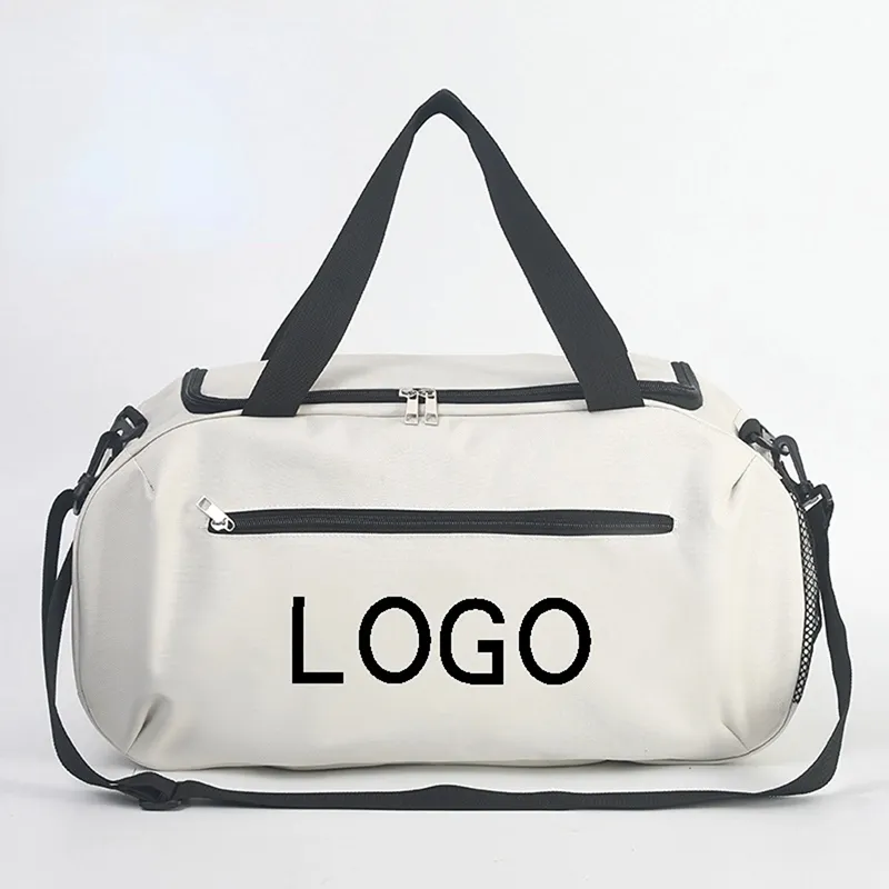 large capacity waterproof Customized Gym Travel Bag Men's Shoulder Sports Duffle Bag Female Portable Large-capacity Printed Logo