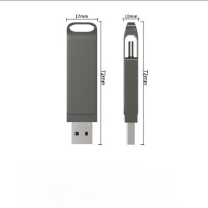 แฟลชไดรฟ์ USB แบบ2 in 1 OTG Type C ความเร็วสูง USB2.0 USB3.1 16GB 32GB 64GB 128GB 256GB 512GB - Product Image 5