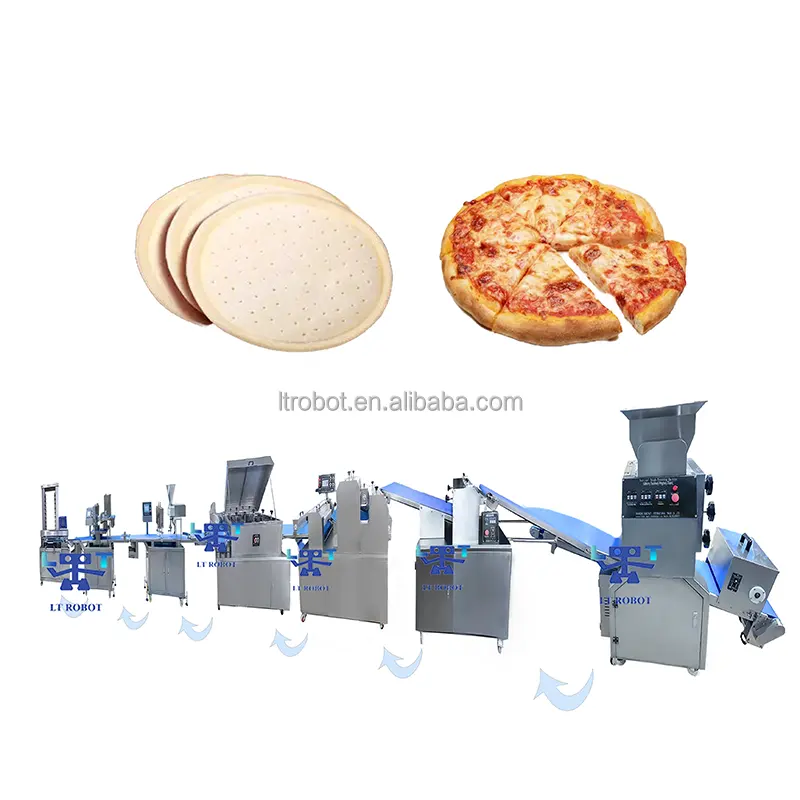 LT-máquina de pizza industrial pizza congelada linha produção automática pizza