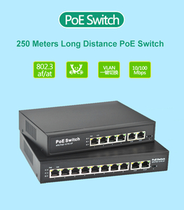 Solución de red empresarial de 8, 10 y 100Mbps, 250m de larga distancia, interruptor PoE con concentrador de potencia de 120W incorporado - Product Image 2