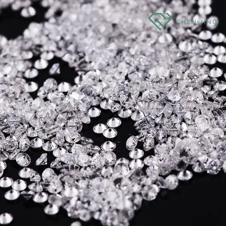 Оптовая продажа, настоящие незакрепленные лабораторные алмазы, 0,1 карат HPHT, размер mlee, Выращенный круглый белый DE VVS синтетический CVD алмаз купить