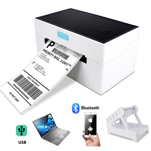 Nhãn In Nhiệt Trực Tiếp Thông Minh Bluetooth Tooth Màu Xanh Dương Không Dây 4X6 110Mm 4 Inch Máy In Nhãn Dán Đóng Gói Vận Chuyển Máy In - Product Image 2