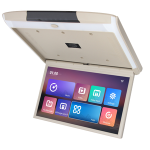 Schermo IPS digitale Android da 12.5 pollici ribaltabile per auto LCD Monitor montato sul tetto Display per montaggio a soffitto Video multimediale sopraelevato - Product Image 4