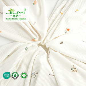 Polyammonia sườn vải Dải Jacquard in vải 220g trẻ sơ sinh và trẻ mới biết đi Đồ Lót Dệt Kim cao đàn hồi vải - Product Image 1