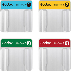 Godox KNOWLED LiteFlow 7 3 <strong>X</strong> 3&quot; Cinema Canvas <strong>Light</strong> Soft <strong>Light</strong> Guide <strong>Light</strong> Control Panel All Metal Reflector - Product Image 2