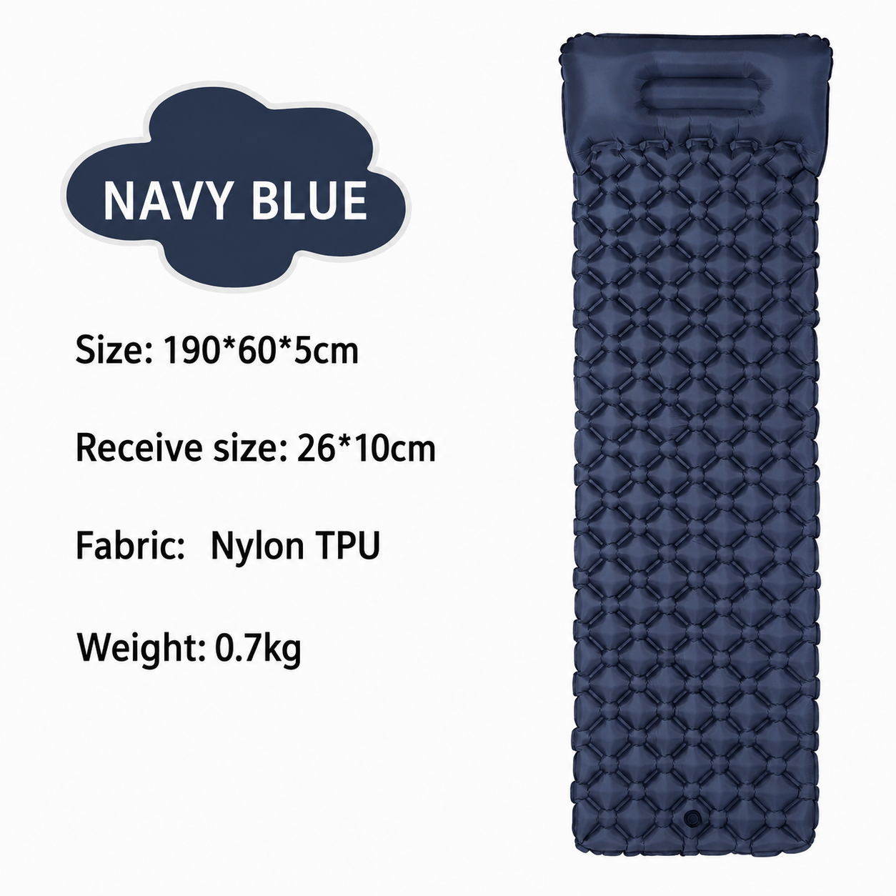 Single-navy blue