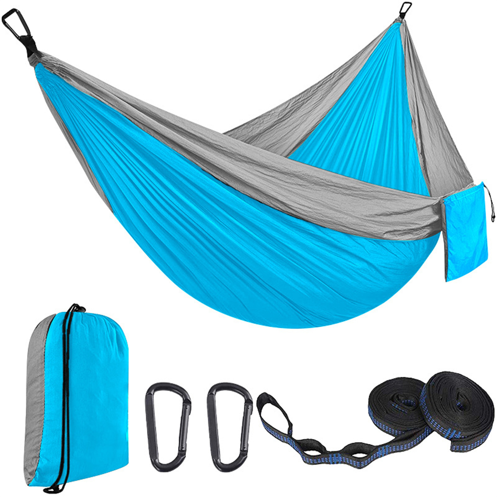 Configuration haut de gamme grise et bleue
