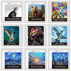 Bán hàng trực tiếp nhà máy carton động vật vẽ pegged câu đố cho người lớn trẻ em căng thẳng cứu trợ xuyên biên giới đồ chơi bán buôn câu đố - Product Image 2