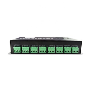 24 канала RGB DMX512 декодер цветных (RGB) светодиодных лент контроллер 72A dmx диммер PWM Драйвер входного DC5-24V 24CH dmx декодер управления светом - Product Image 4