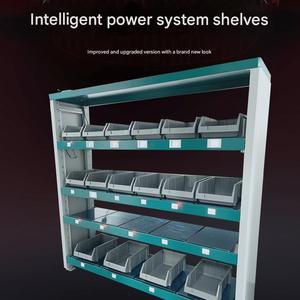 Gli scaffali di stoccaggio intelligenti del magazzino senza equipaggio con pesatura e conteggio sono dotati di sensori di forza e celle di carico - Product Image 4