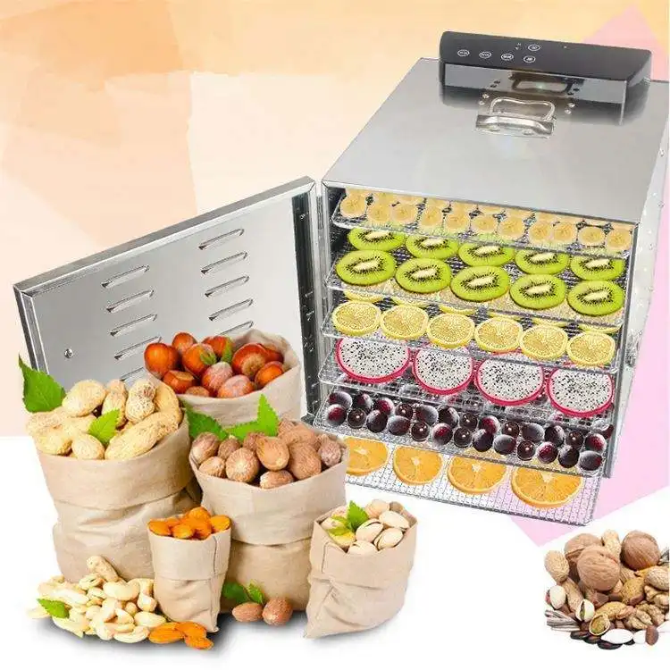 Dispositivo de secado secador de frutas y verduras profesional modelo pequeño, buena calidad, 5 bandejas, deshidratador de alimentos, secador de bandejas de frutas