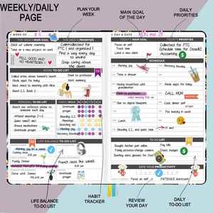 Creative Bandage Calendar A5 <strong>Notebook</strong> New English Version <strong>Date</strong> Planner and Diary <strong>with</strong> 100 Paper Pages - Product Image 3