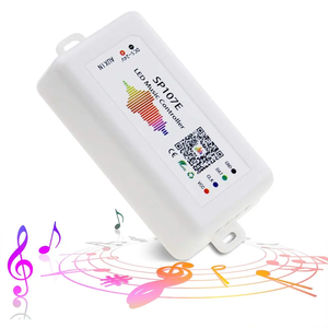 DC5-24V RGB светодиодный музыкальный контроллер SP107E для управления приложением BT WS2812 WS2813 SK6812 WS2801 Dream Color Pixel LED контроллер - Product Image 1