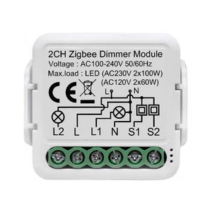 1/2 Gang Tuya smart ZIGBEE диммер модуль беспроводной пульт дистанционного управления выключатель модуль реле домашний автоматический голос Alexa - Product Image 2