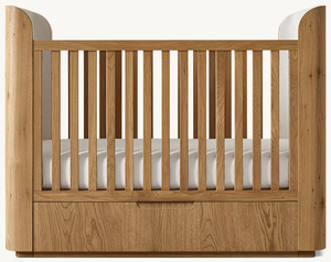 Kích Thước Tùy Chỉnh Giường Cũi Trong Nhà Đồ Nội Thất Phòng Ngủ Rắn Giường Bằng Gỗ Bé Cũi Bàn Ăn - Product Image 4