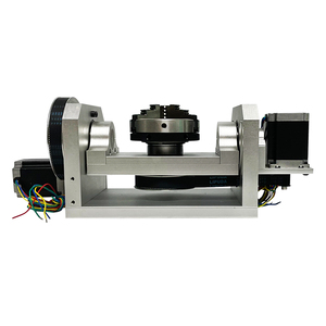 LYCNC <strong>Rotation</strong> <strong>Axis</strong> 5th <strong>Axis</strong> <strong>With</strong> Chuck <strong>With</strong> Table 57 Two Phase 3A Stepper Motor Control for <strong>CNC</strong> <strong>Router</strong> Machine - Product Image 4