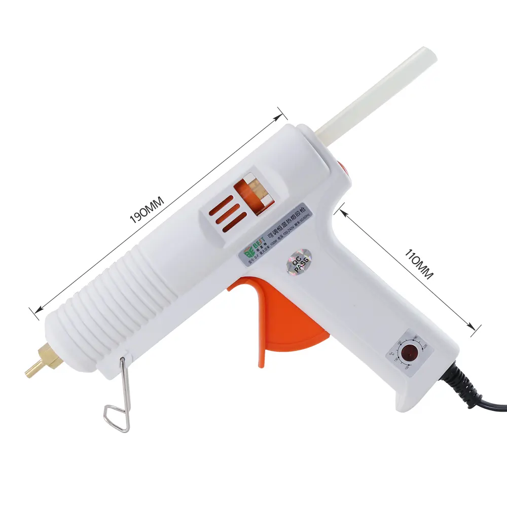 Vente directe en usine 30W/40W/80W/100W pistolet à colle thermofusible réparation de greffon pistolet à chaleur pneumatique outils de bricolage pistolet à colle chaude