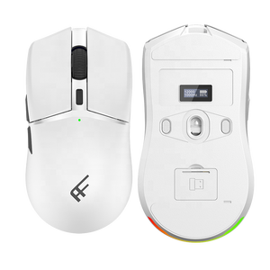 Paw3395 Sensor 26000Dpi Tri-Mode Ultra Lichtgewicht Ergonomische Oplaadbare Rgb Backlit Programmeerbare 2.4Ghz Draadloze Gaming Muis - Product Image 1