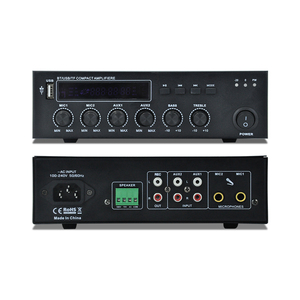 Mini Compact Home Use 60W PA System Desktop Remote Control Digital Blue-tooth USB Mixer <strong>Amplifier</strong> - Product Image 1