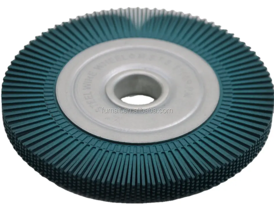 FMT wire steel brush for zipper surface polishing