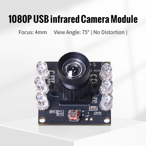 1080P OV2710 4mm 75 grados cámara infrarroja sin distorsión sensor CMOS Plug & Play HD Mini USB módulo de cámara Industrial - Product Image 2