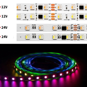 Цифровая Светодиодная лента TM1814 RGBW 4 в 1 аналогичный sk6812 IC 1-5 м 60 светодиодов/м программируемый адресуемый RGBWW СВЕТОДИОДНЫЙ Пиксель 12 В 24 В - Product Image 4