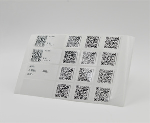 Factory Direct Price Rück verfolgbare Sicherheits etiketten Sicherheits etiketten QR-Code Anti-Fälschungs-Aufkleber