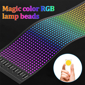 <strong>LED</strong> Matrix Pixel Screen Panel Addressable Flexible Scrolling Sign Pastable <strong>LED</strong> Display <strong>DIY</strong> RGB Pattern Text for Car Windows - Product Image 4