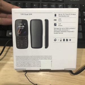 Factory Price Black <strong>1</strong>.77 Inch Cell Phone Dual Sim Card Cell Phone With Camera and Flashlight Mobile Phone for <strong>Nokia</strong> 106 - Product Image 4