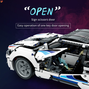 Oferta de nuevos usuarios 1:10, modelo de coche educativo, juego de bloques de construcción de programación STEAM (2110 uds), control remoto y aplicación, coche de carreras - Product Image 5