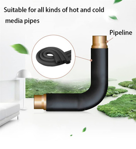 Chống ồn Cách nhiệt ống cống điều hòa không khí ống bọc bọt tay áo đệm chống sốc EVA ống khí bảo vệ tay áo - Product Image 2