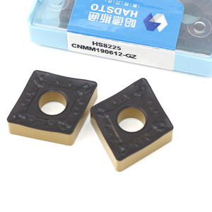Hadsto cnmm 190608/190612/190616/190624-GZ HS8225 CNC ใบมีดเคลือบสองสีสำหรับการแปรรูปเหล็ก - Product Image 2