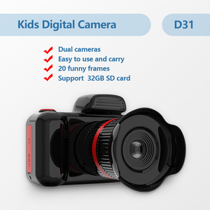 D31ใหม่กล้องดิจิตอล360เลนส์หมุนได้26MPX วิดีโอ MP3สำหรับเด็กกล้องถ่ายวิดีโอ HD เซลฟี่กล้องเด็ก - Product Image 3