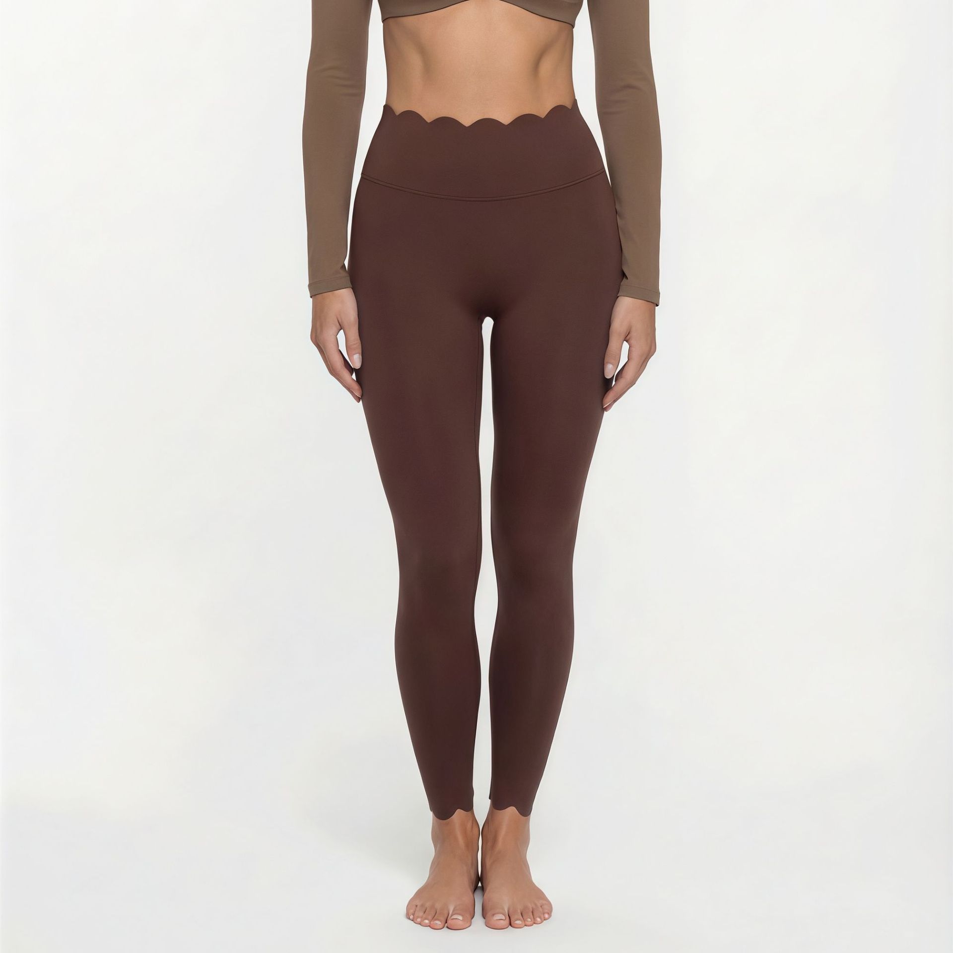 leggings marrón higo (concha)